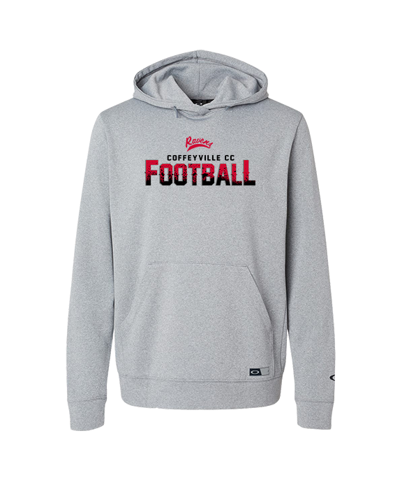 Coffeyville CC Football Logo Football - Oakley Performance Hoodie