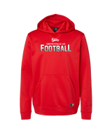 Coffeyville CC Football Logo Football - Oakley Performance Hoodie