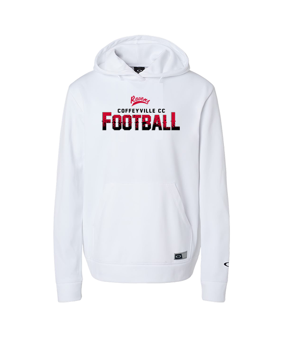 Coffeyville CC Football Logo Football - Oakley Performance Hoodie