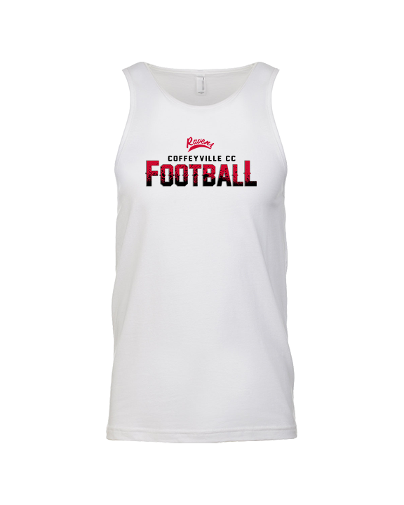 Coffeyville CC Football Logo Football - Tank Top