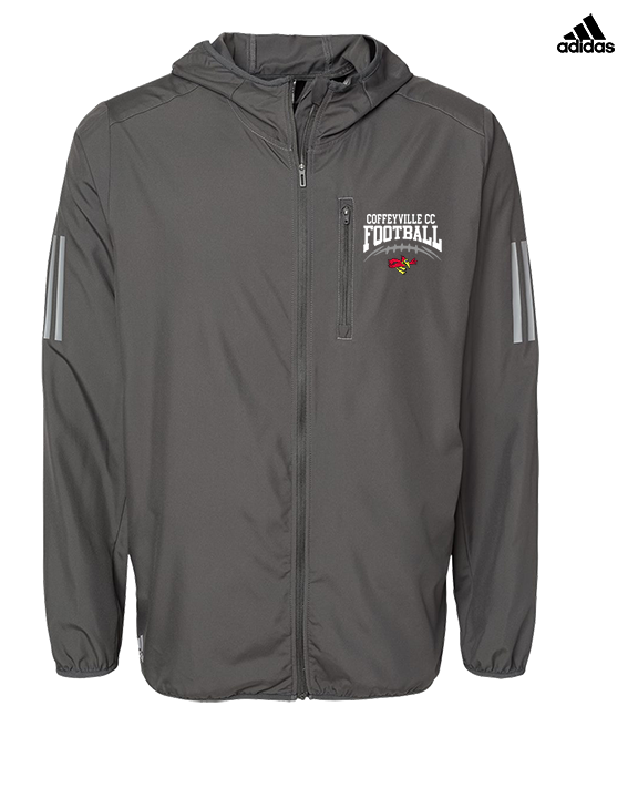 Coffeyville CC Football School Football - Mens Adidas Full Zip Jacket