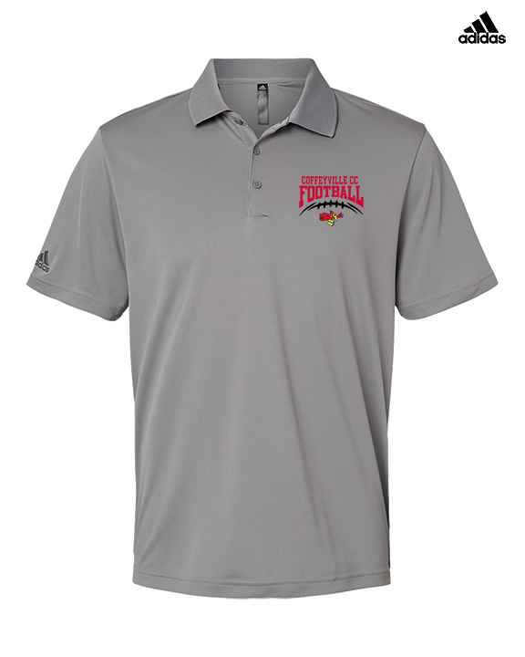 Coffeyville CC Football School Football - Mens Adidas Polo