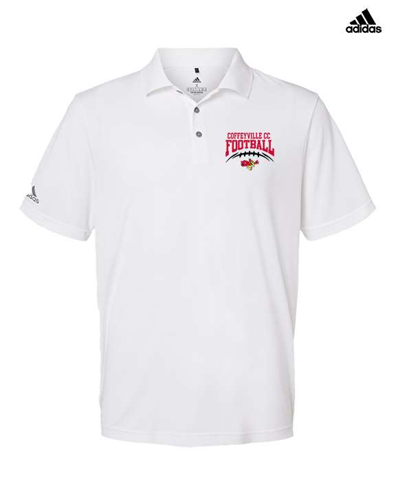 Coffeyville CC Football School Football - Mens Adidas Polo