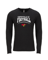 Coffeyville CC Football School Football - Tri-Blend Long Sleeve