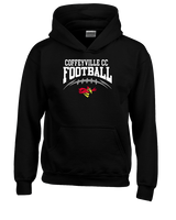 Coffeyville CC Football School Football - Youth Hoodie