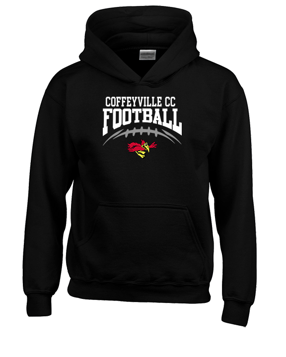 Coffeyville CC Football School Football - Youth Hoodie