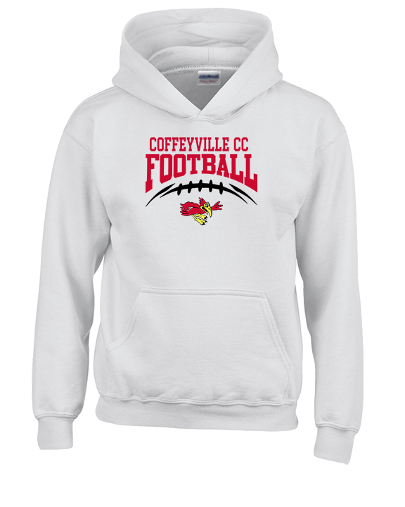 Coffeyville CC Football School Football - Youth Hoodie