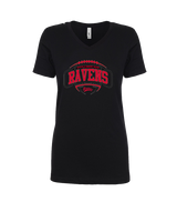 Coffeyville CC Football Toss - Womens Vneck