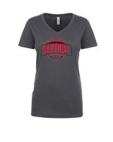 Coffeyville CC Football Toss - Womens Vneck