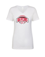 Coffeyville CC Football Toss - Womens Vneck