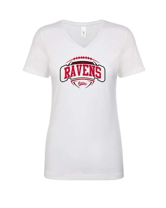 Coffeyville CC Football Toss - Womens Vneck