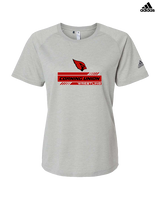 Corning Union HS Wrestling Logo - Womens Adidas Performance Shirt