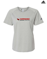Corning Union HS Wrestling Switch - Womens Adidas Performance Shirt