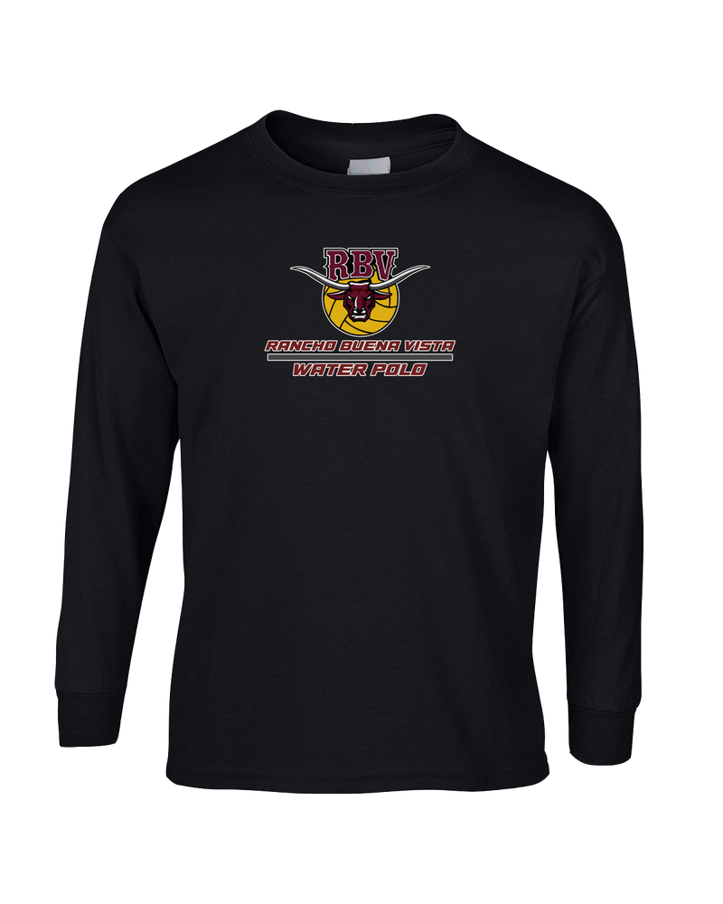 Rancho Buena Vista HS Water Polo Split - Mens Cotton Long Sleeve