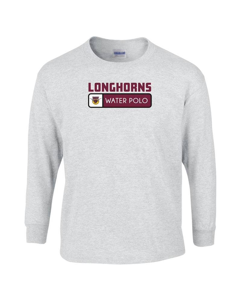 Rancho Buena Vista HS Water Polo Pennant - Mens Cotton Long Sleeve