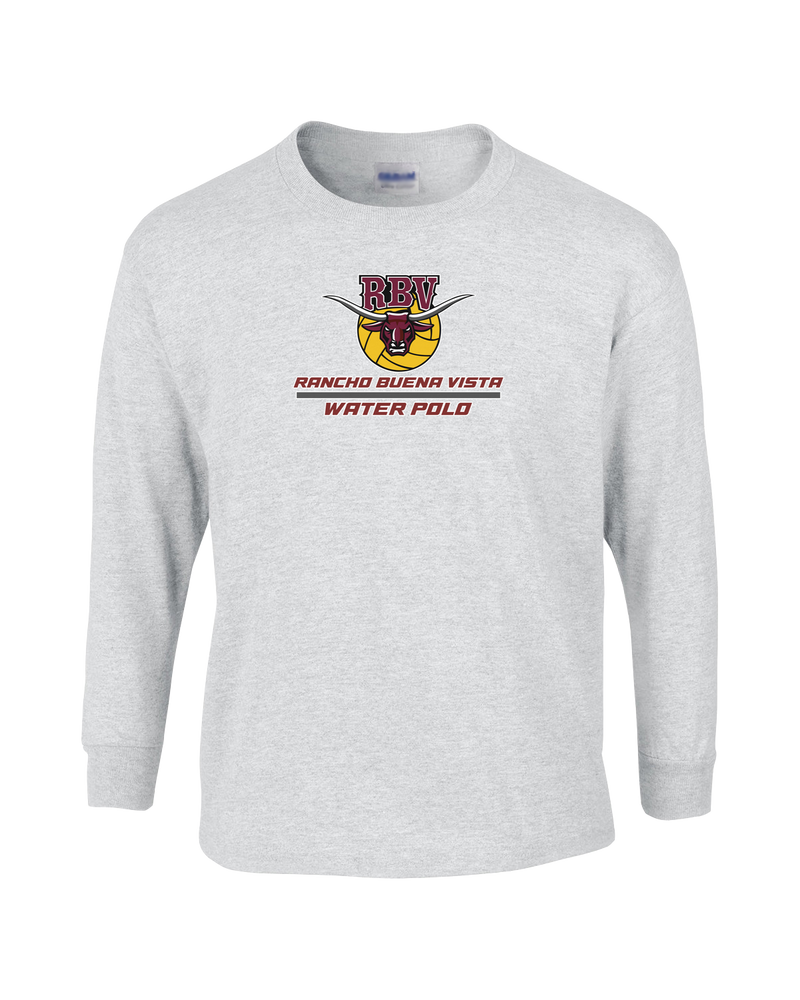 Rancho Buena Vista HS Water Polo Split - Mens Cotton Long Sleeve