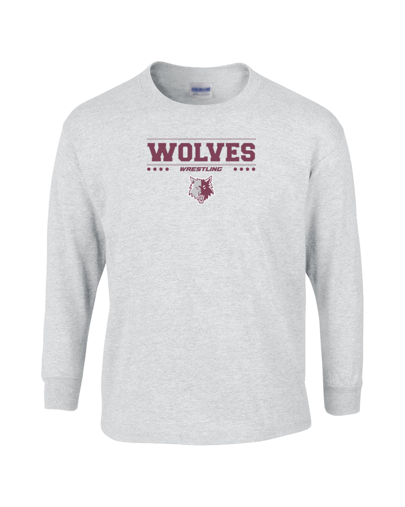 Prairie Ridge HS Wrestling Border - Cotton Longsleeve