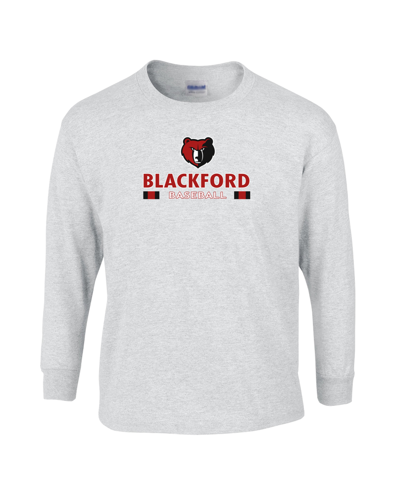 Blackford HS Baseball Stacked - Cotton Longsleeve