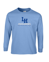 La Habra HS Basketball Stacked - Cotton Longsleeve