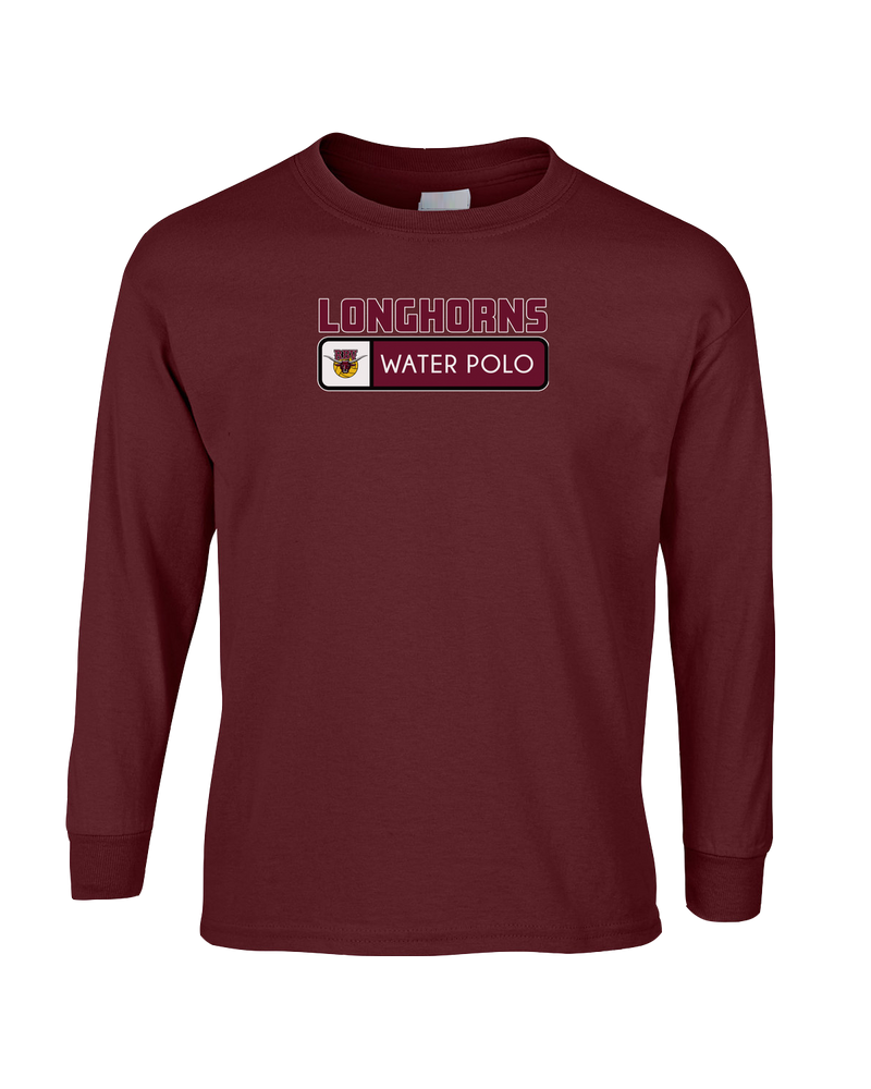 Rancho Buena Vista HS Water Polo Pennant - Mens Cotton Long Sleeve