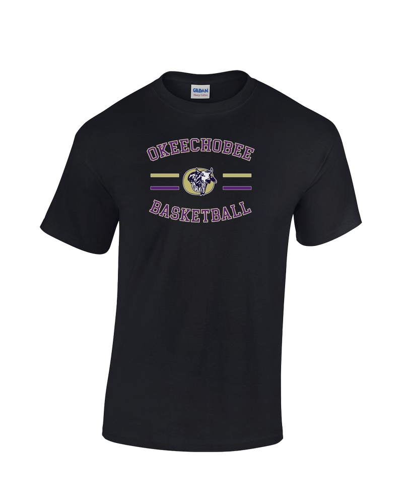 Okeechobee HS Girls Basketball Curve - Cotton T-Shirt