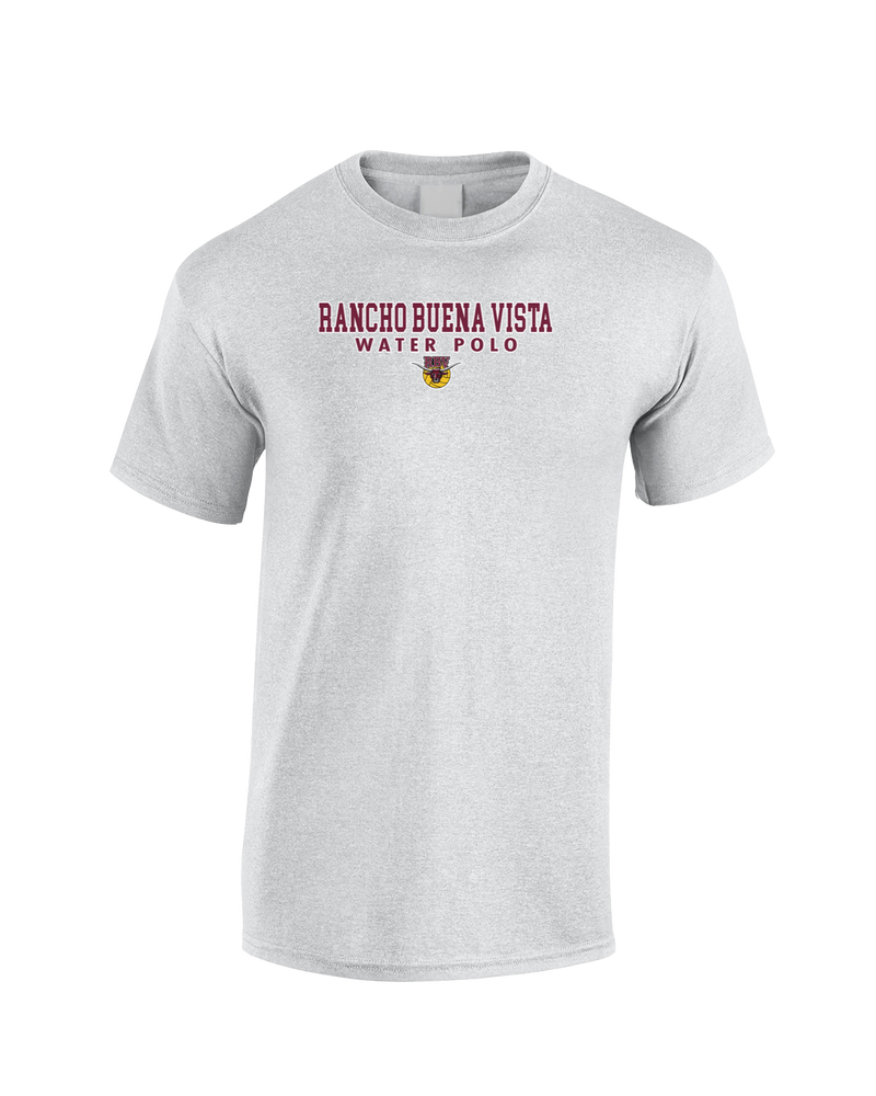 Rancho Buena Vista HS Water Polo Block - Cotton T-Shirt