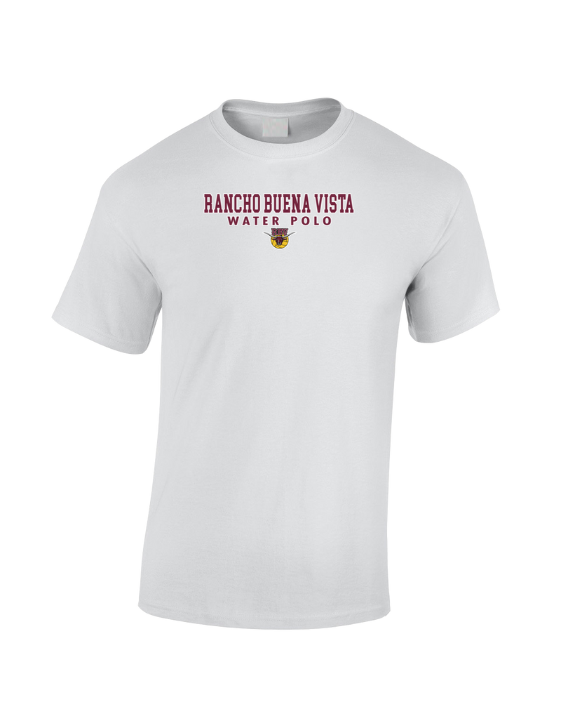 Rancho Buena Vista HS Water Polo Block - Cotton T-Shirt