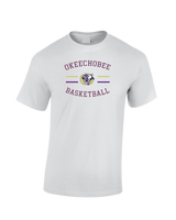 Okeechobee HS Girls Basketball Border - Cotton T-Shirt
