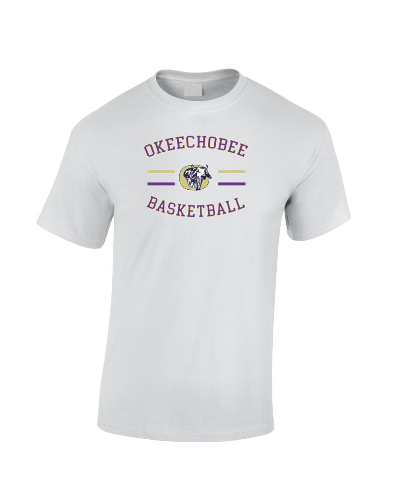 Okeechobee HS Girls Basketball Curve - Cotton T-Shirt