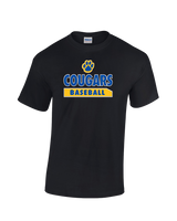 Crisp County HS Baseball Paw - Cotton T-Shirt