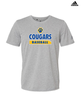 Crisp County HS Baseball Paw - Adidas Men's Performance Shirt