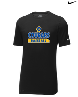 Crisp County HS Baseball Paw - Nike Cotton Poly Dri-Fit