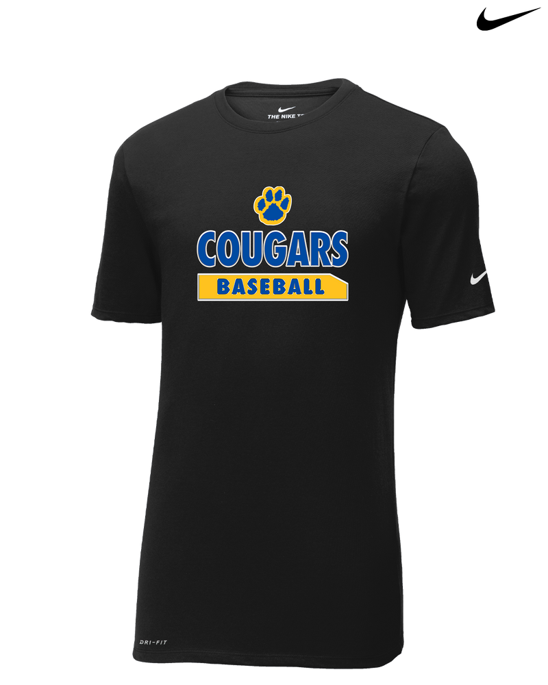 Crisp County HS Baseball Paw - Nike Cotton Poly Dri-Fit