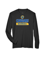 Crisp County HS Baseball Paw - Performance Long Sleeve