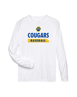 Crisp County HS Baseball Paw - Performance Long Sleeve