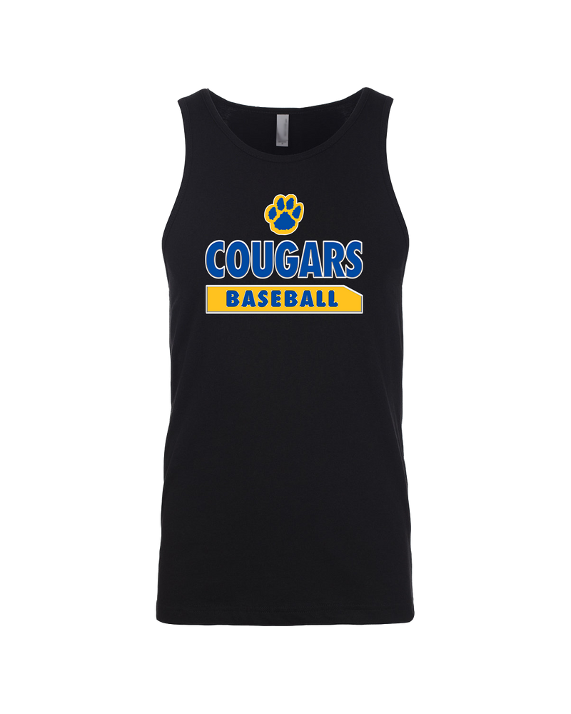 Crisp County HS Baseball Paw - Mens Tank Top