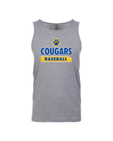 Crisp County HS Baseball Paw - Mens Tank Top