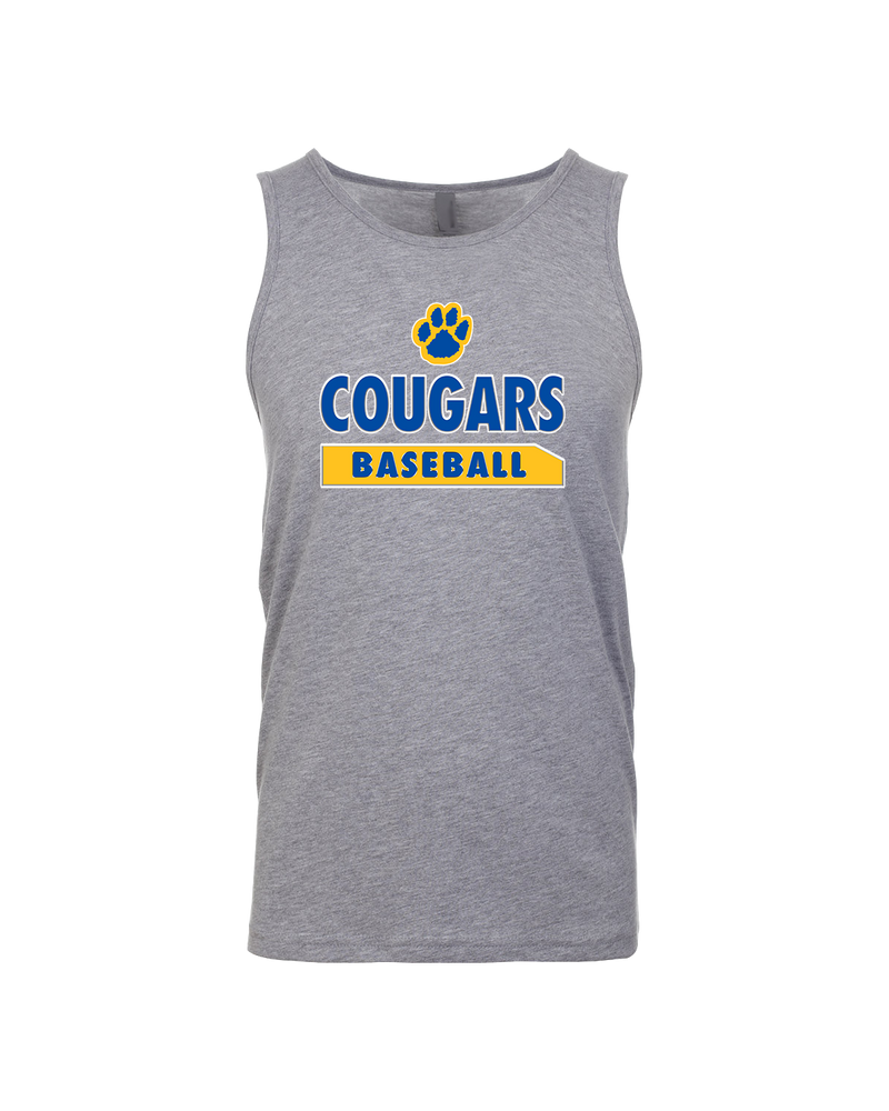 Crisp County HS Baseball Paw - Mens Tank Top