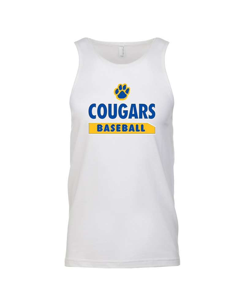 Crisp County HS Baseball Paw - Mens Tank Top