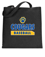 Crisp County HS Baseball Paw - Tote Bag