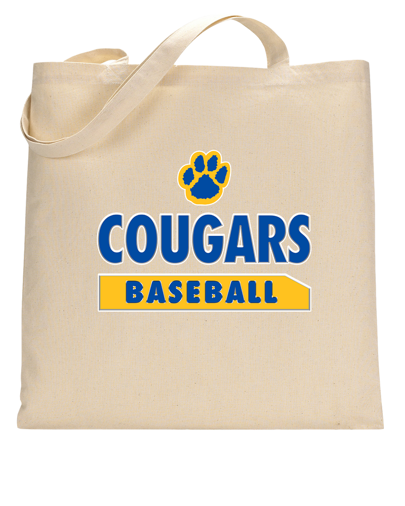 Crisp County HS Baseball Paw - Tote Bag