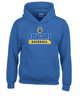 Crisp County HS Baseball Paw - Cotton Hoodie