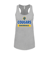 Crisp County HS Baseball Paw - Womens Tank Top