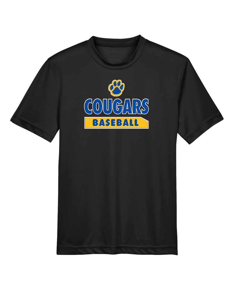 Crisp County HS Baseball Paw - Youth Performance T-Shirt