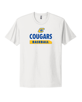 Crisp County HS Baseball Team Logo - Select Cotton T-Shirt