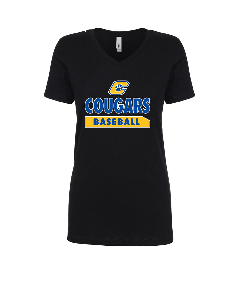 Crisp County HS Baseball Team Logo - Womens V-Neck