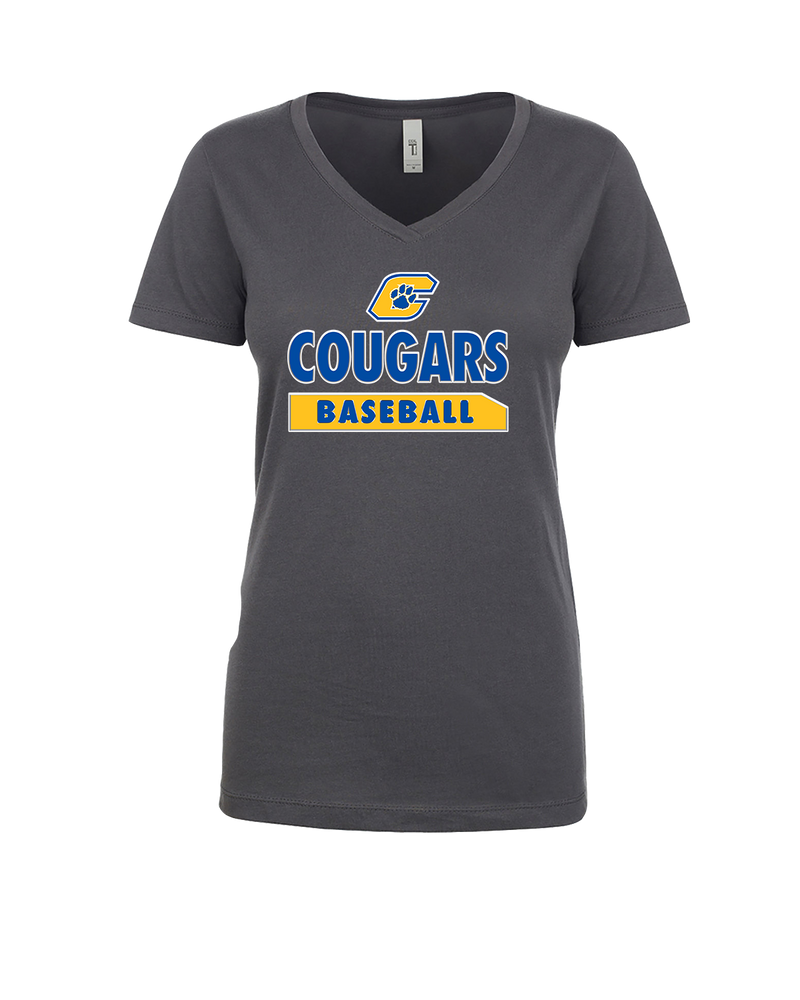 Crisp County HS Baseball Team Logo - Womens V-Neck