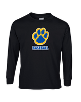 Crisp County HS Paw Baseball - Mens Basic Cotton Long Sleeve