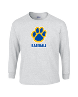 Crisp County HS Paw Baseball - Mens Basic Cotton Long Sleeve