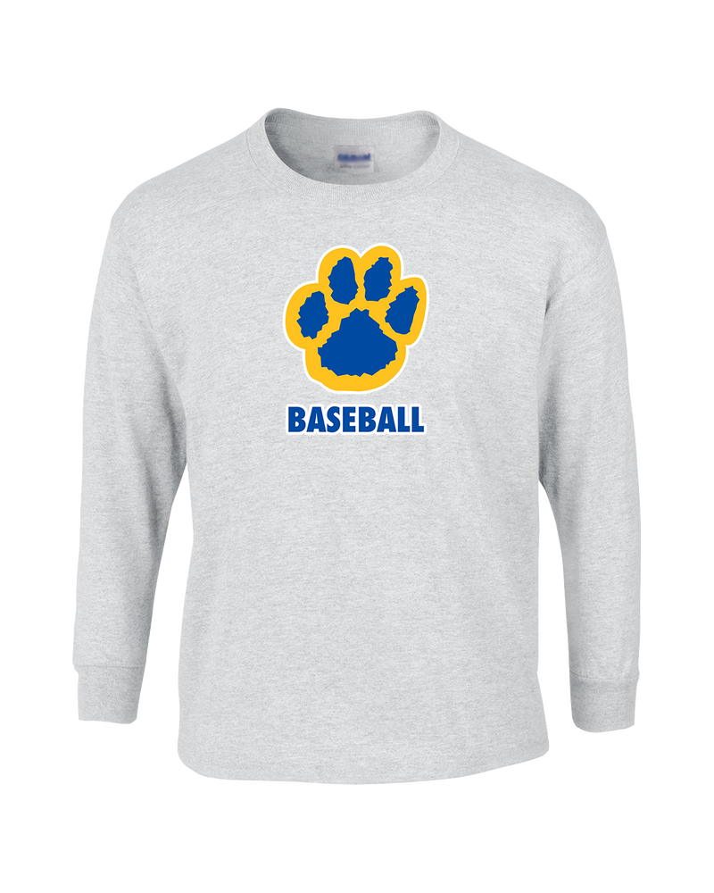 Crisp County HS Paw Baseball - Mens Basic Cotton Long Sleeve